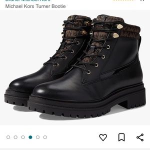 “SOLD OUT” NWT MICHEAL Michael Kors Turner Leather Lug Sole Lace-Up Boots -Sz 11